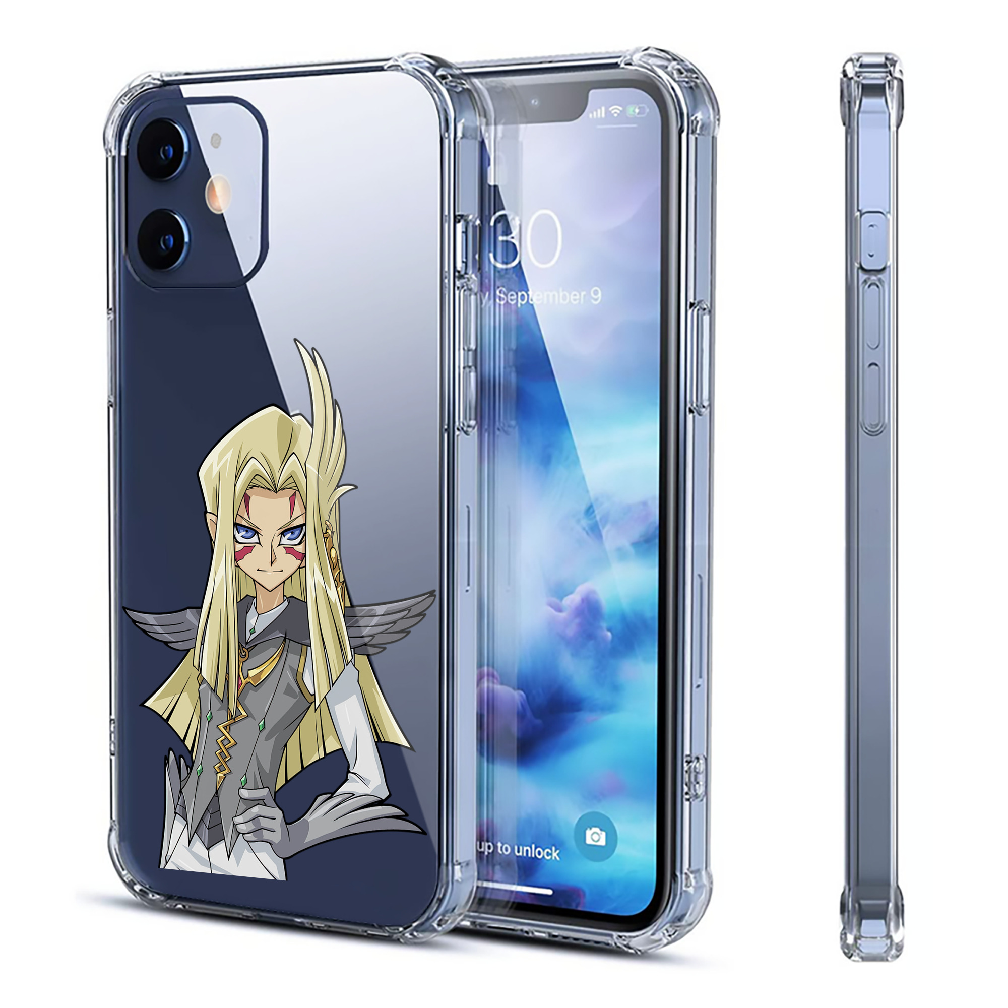 （画像用） 遊☆戯☆王 Yu-Gi-Oh! 【iPhone 12シリーズ対応】透明スマホケース（クリアソフトケース）
